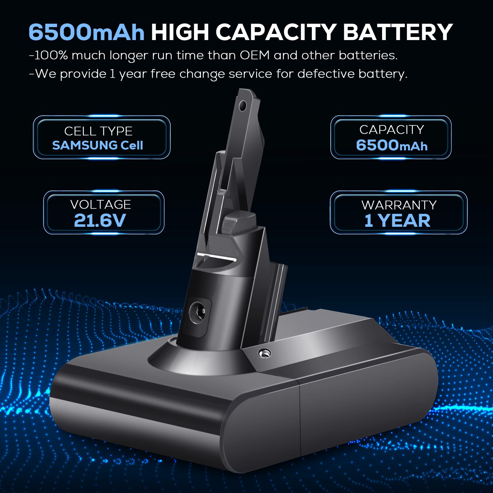Amazon.com: Upgraded 6500mAh V7 SV11 Battery+2Pcs Filters Amazon.com: Upgraded 6500mAh V7 SV11 Battery+2Pcs Filters